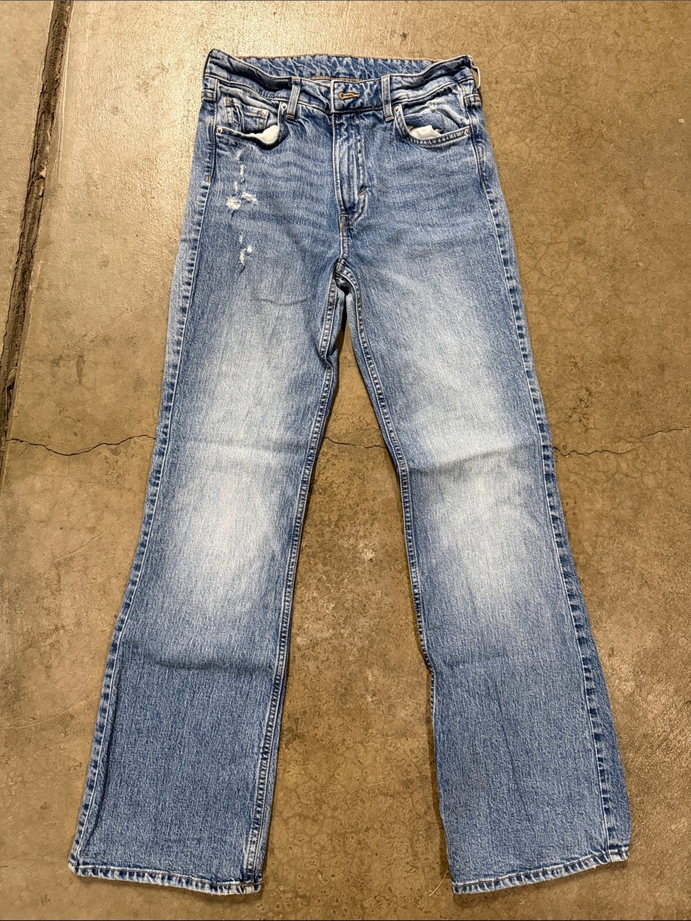 Light Blue Flare Jeans - Classic High-Rise Denim
